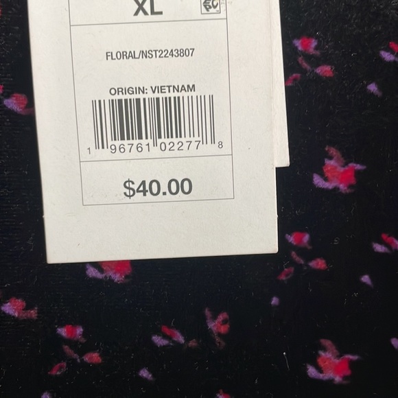 the nines by hatch floral dress velvet swing floral dress XL - Picture 2 of 7